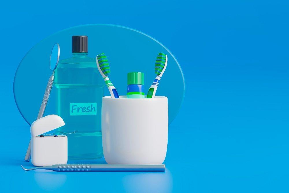3d-rendering-dental-hygiene
